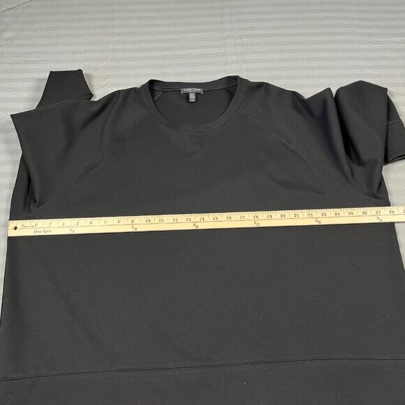 Eileen Fisher Sweater Womens 2X Lyocell Soft Black Round Neck Oversized Made USA - Picture 7 of 11